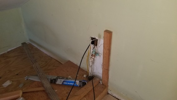 smashed pipes, random wiring