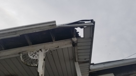 roof broken