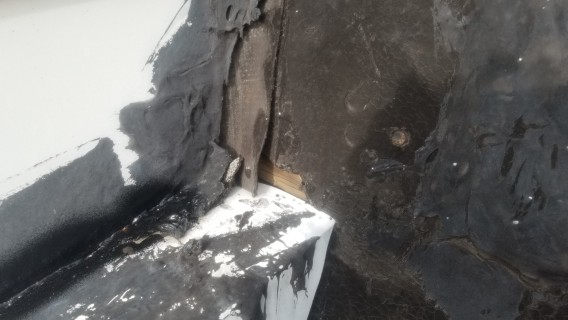 roof has holes