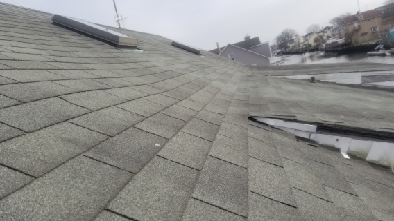 roof dipping in on itself